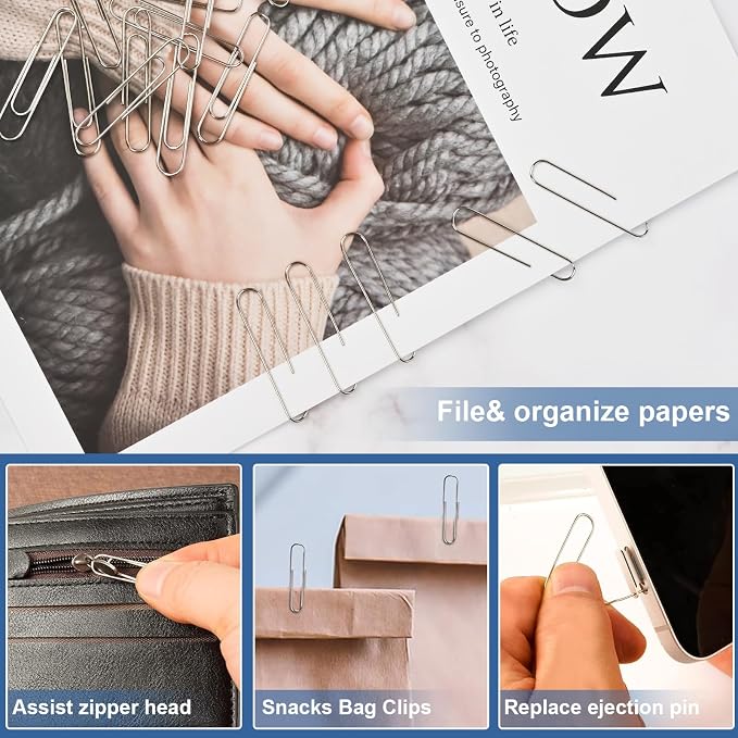 Jumbo Paper Clips, Large PaperClips, Extra Large Paper Clips - Image 7
