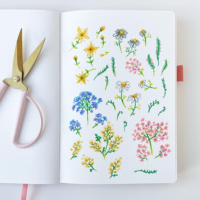 Primrosia 24 Pastel Dual Tip Markers, Fine Tip and Brush Pens. Perfect for art, illustration, drawing, calligraphy and bullet journals-DeskLoop Office