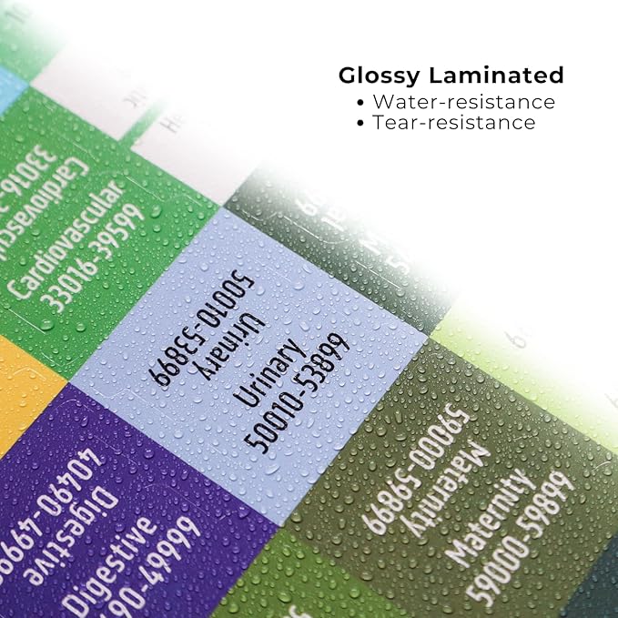 CPT 2025 Code Book Index Tabs - for AMA Version CPT 2025 Professional Edition, Easy-to-Apply, Long-Lasting, and Organized for Optimal Use (Book Not Included)-DeskLoop Office