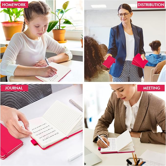 feela 3 Pack Pocket Small Notebook Journals, Mini Cute Memo Notepad Hardcover - Image 7