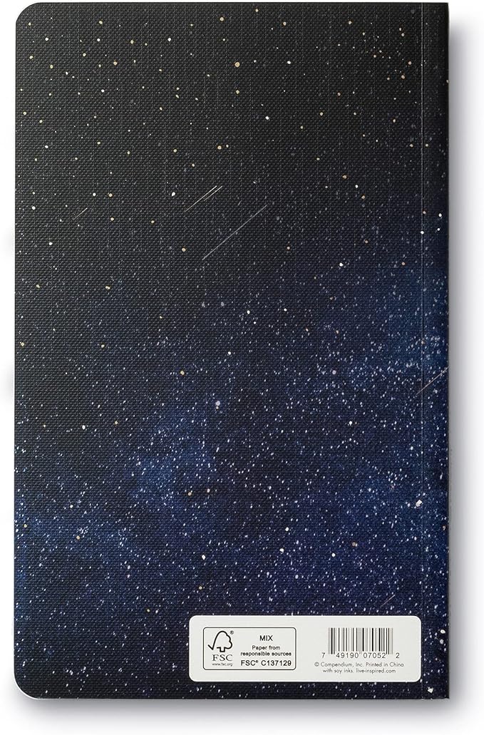 Compendium Softcover Journal - Look to the Stars – A Write Now Journal with 128 Lined Pages, 5”W x 8”H-DeskLoop Office