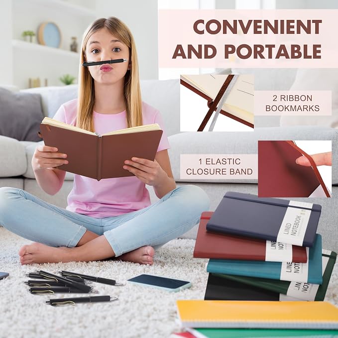 Aodaer 12 Set Lined Notebook Journals - Image 7