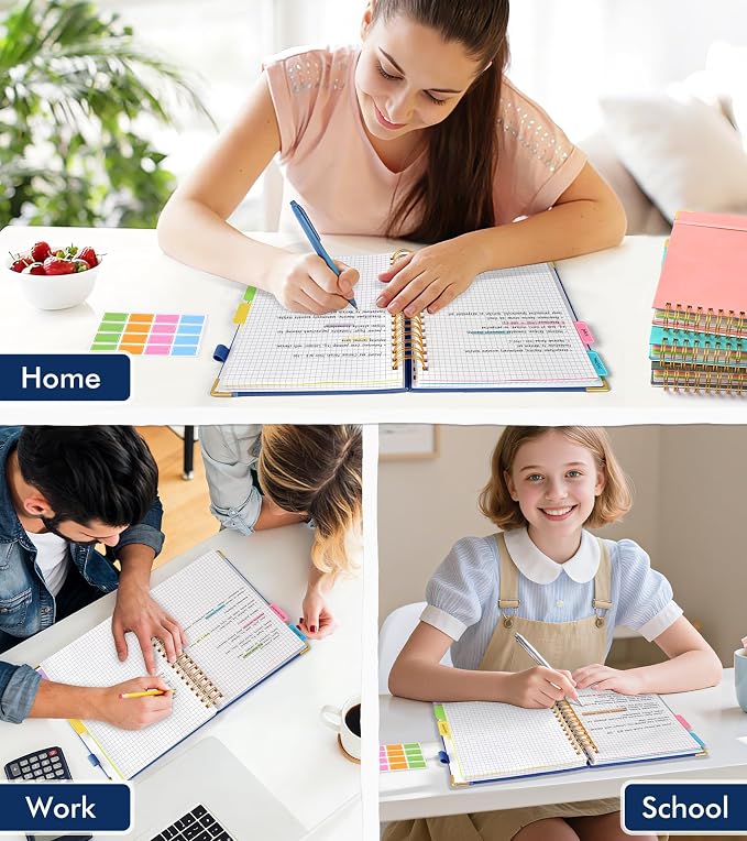 5 Subject Graph Paper Notebook - Image 7