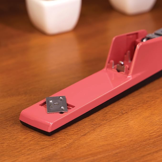 Swingline Stapler, 30 Sheet Capacity, 747 Classic Stapler, Jam Free, Metal, Lipstick Red (74718)-DeskLoop Office