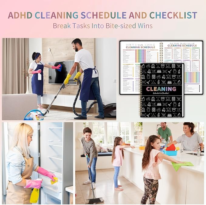 Adhd Cleaning Planner, Schedule&Checklist Organizer - Image 8