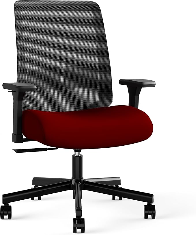 Ergonomic Office Chair, Mesh Computer Desk Chairs with Adjustable Lumbar Support, 3D Armrests, Tilt Function, Comfy Wide Seat, Swivel Executive Work Task Chair for Company and Home-DeskLoop Office
