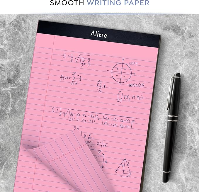 Colored Legal Pads 8.5 x 11, Pack of 12 - Perforated Wide Ruled Writing Note Pads - Premium Thick Paper, No Ink Bleeding - Lined Legal Pad For Home, Office, School, Business - 50 Sheets-DeskLoop Office