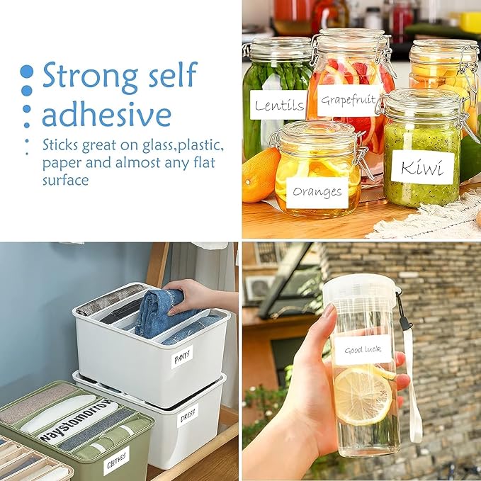 8.5" x 11" Full Sheet Labels, JIQEZNL Premium Label Sticker Paper for Laser & Inkjet Printers - 100 Sheets-DeskLoop Office