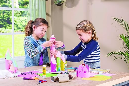 UHU All Purpose Glue Stick 12-Pack - White, Non-Toxic School Supplies, 0.74oz Strong-Bonding Permanent Adhesive, Washable Formula, Screw Cap Prevents Drying, Acid-Free Classroom Glue Sticks-DeskLoop Office