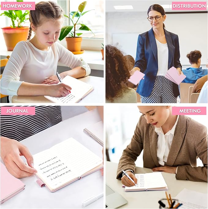 feela 3 Pack Pocket Small Notebook Journals, Mini Cute Memo Notepad Hardcover - Image 7