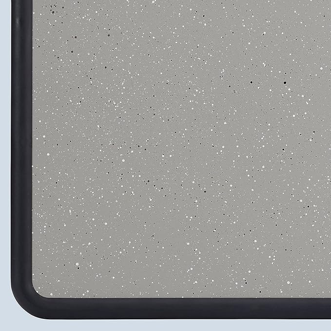 Quartet Bulletin Board, 2 x 3 Feet, Contour, Granite-Colored Surface with Black Plastic Frame (699370)-DeskLoop Office