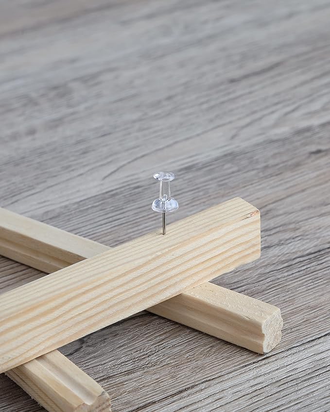 PAPERPAL 280 Clear Push Pins for Cork Board, Clear Thumb Tacks for Wall Hangings, Pushpins for Office School & Personal Use, Standard Size Push Pin Tacks-DeskLoop Office