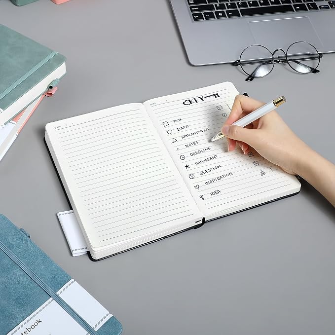 CAGIE Journal Notebook for Men Women 320 Pages Journaling Notebooks Leather - Image 7