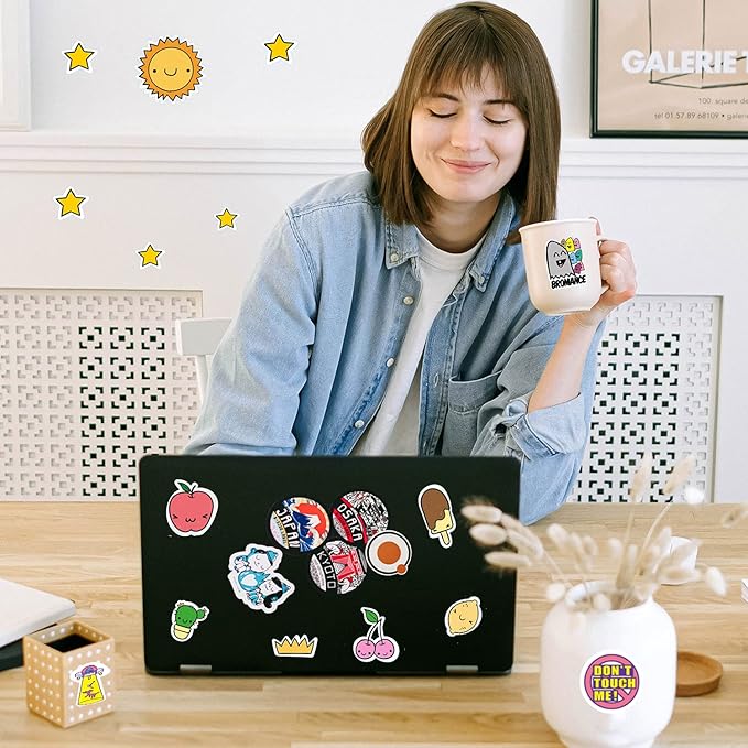 Gwybkq Glossy Sticker Paper Printable Vinyl for Inkjet Printer, 80 Sheets Labels Waterproof Decal Paper-DeskLoop Office