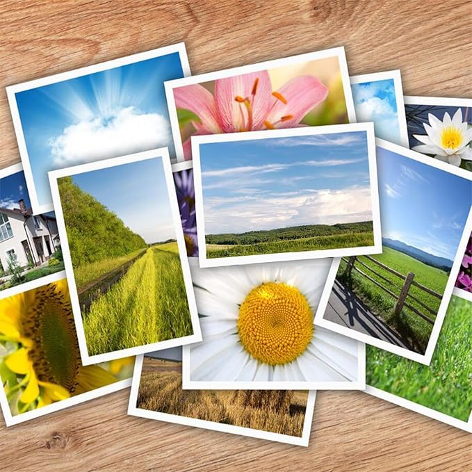 4x6 Blank White Cardstock (Set of 100) - Card Stock for Printer Postcards, Photo Paper Invitations, Greeting, Note, Thank You, DIY Making, Index Cards - Plain for Writing, Stamping, Printing, Art-DeskLoop Office