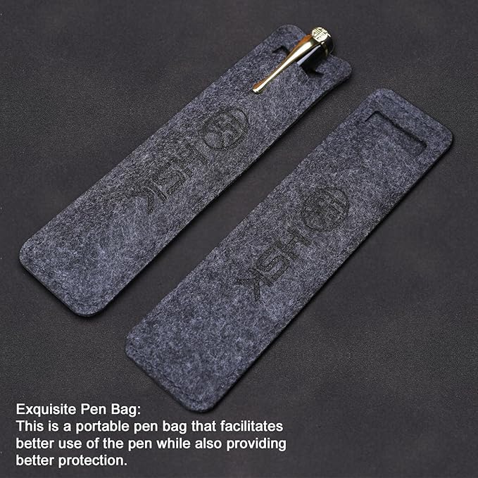 HSK Luxury Ballpoint Pens gift Pen Black Refill Line width 0.5mm,Best Ball Pen Gift Set for Men & Women Professional Executive,Office,Nice Pens Classy Gift Box (Red)-DeskLoop Office