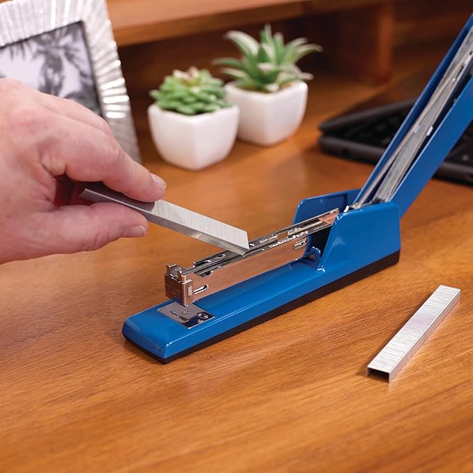 Swingline Stapler, 30 Sheet Capacity, 747 Classic Stapler, Jam Free, Metal, Royal Blue (74724)-DeskLoop Office
