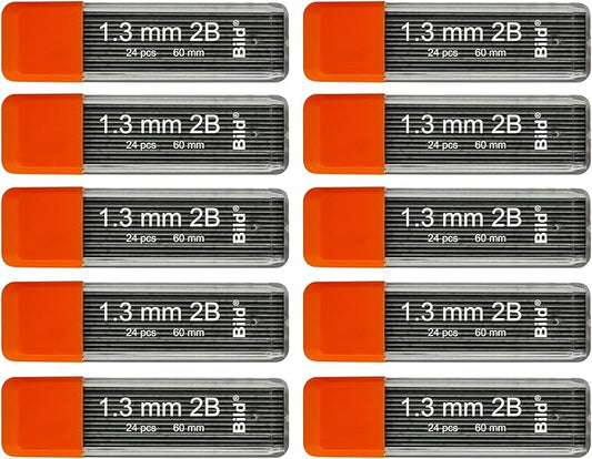 Bild Premium Mechanical Pencil Lead Refills (2B Mega, 1.3 mm)-DeskLoop Office