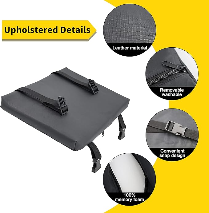 Foot Rest for Under Desk, Foot Stool with Removable Memory Foam Cushion, Leg Rest for Office & Home Work (JDTJ-RD)-DeskLoop Office