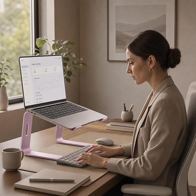 Orionstar Ergonomic Laptop Stand, Premium 5mm Aluminum Riser - Image 7