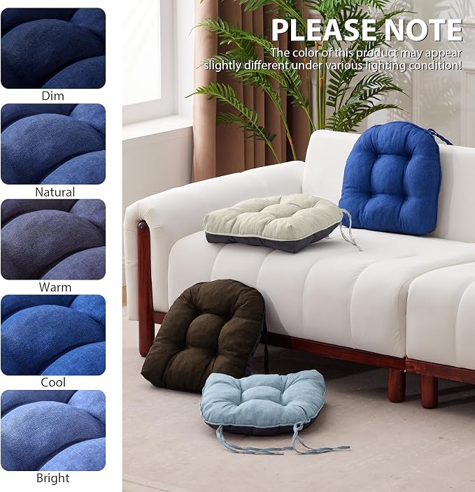 IASEAHK Chair Cushions for Dining Chairs, Seat Cushions for Kitchen Chairs - Image 7