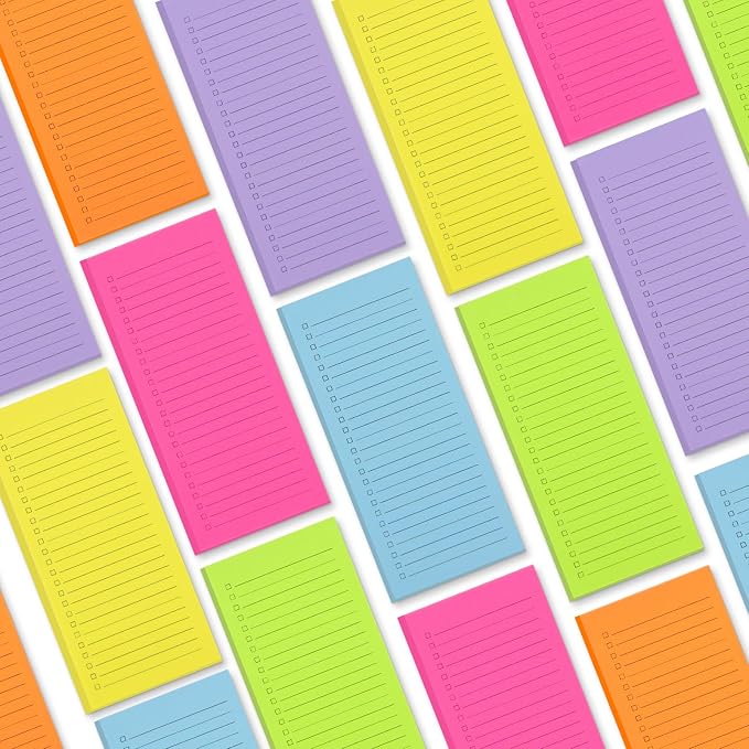 6 Pack Magnetic Notepads, Notepads Grocery List Magnet Pad - Image 6