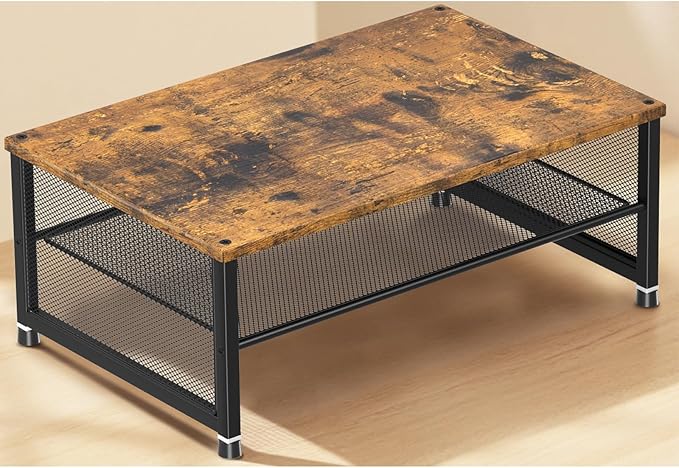 Computer Monitor Stand Riser, Desk Organizers and Accessories, Printer & Laptop Stand, Office Desk Accessories & Desktop Workspace Organizers for Office Supplies (Brown)-DeskLoop Office