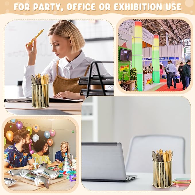 100 Pcs Ballpoint Pens Bulk Retractable Writing 1. 0 mm Black Ink Cute Pens Smooth Writing Color Fancy Gift for Teacher Student Employee Office School Home Baby Shower Supplies (Brown Series)-DeskLoop Office