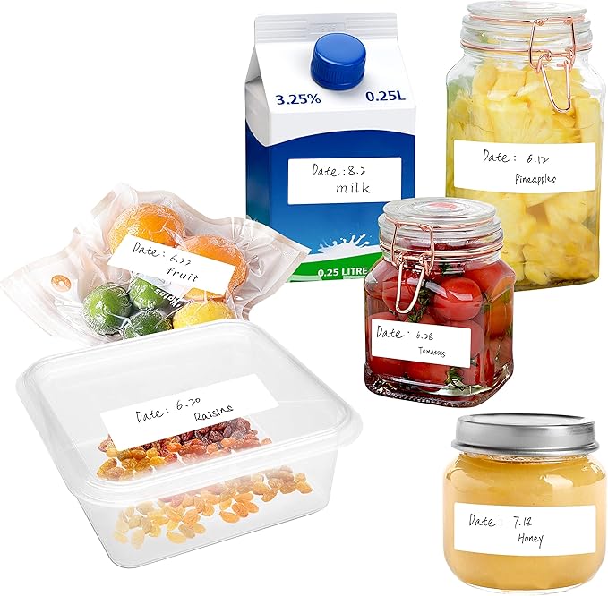 500 Blank Removable Freezer Labels Water Oil Resistant - Image 6