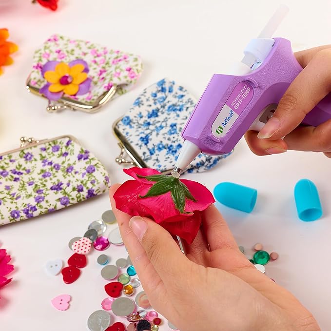 AdTech Mini Artistick 4" High Performance Stringless Hot Glue Sticks - 30 Sticks, Hi-Temp, Strong Bonding for Crafts, Repairs, and DIY Projects-DeskLoop Office