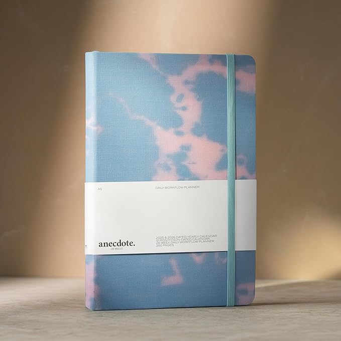 Anecdote 2025-2026 Planner: A Monthly, Weekly & Daily Planner 2025-2026 for Planning Your Success - A5 Size Hardcover Start Anytime and Achieve your Goals - Tie Dye-DeskLoop Office