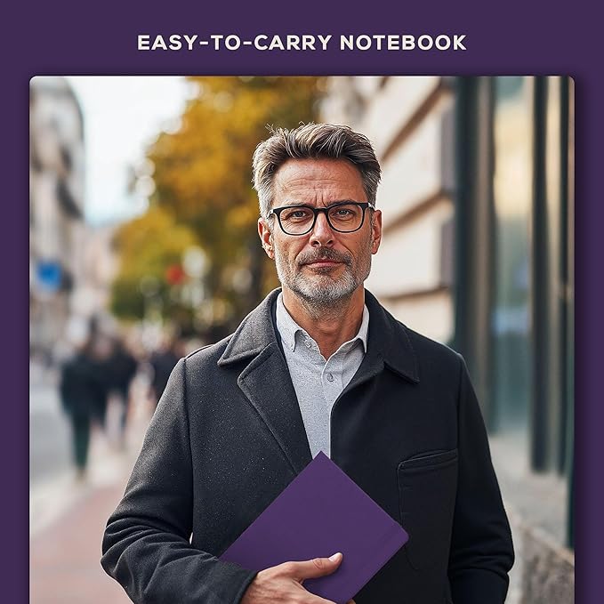 BEECHMORE BOOKS Lined Journal Notebook, 5.8 x 8.3 inch, A5 160 Lined Pages, Hardcover Leather Journals for Women, Men, Writing and Notebooks for Work - 120 GSM Thick Paper, Gifts Box Included-DeskLoop Office