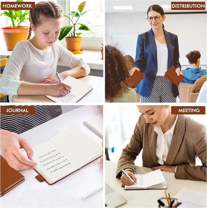 feela 3 Pack Pocket Notebook Journals, Mini Cute Small Journal Notebook Bulk - Image 7
