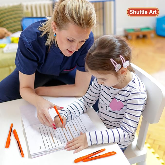 Shuttle Art Orange Highlighters, 30 Pack Highlighters Bright Colors, Chisel Tip - Image 7