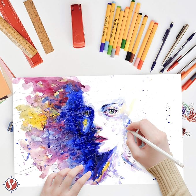 A3 Premium Bright White Paper – Great for Copy, Printing, Writing | 297 x 420 mm (11.7" x 16.5") | 24lb Bond / 60lb Text (90gsm) | 250 Sheets per Pack-DeskLoop Office