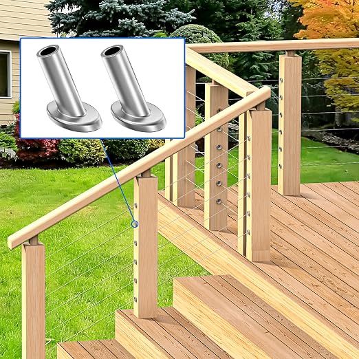 BLIKA 20 Pack 25 30 35 Degree 1/8" Angle Beveled Protector Sleeves, Angled Post - Image 7