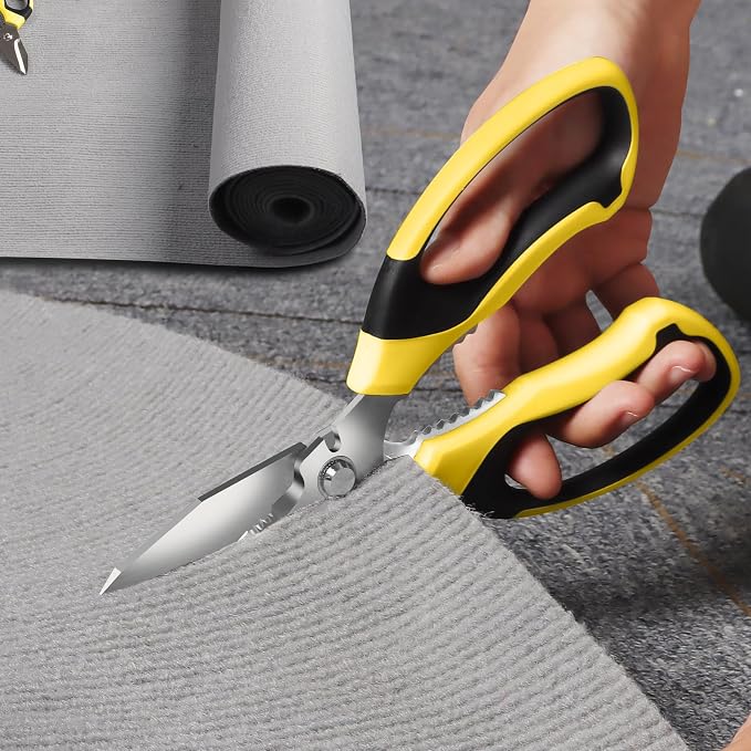 BoFuYuan Utility Scissors Heavy Duty: 8-Inch sharp Scissors All Purpose heavy - Image 8