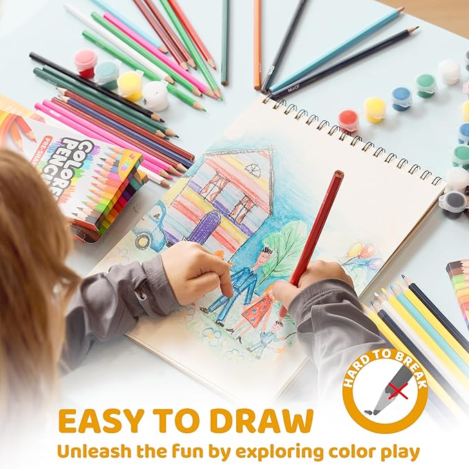 JOYIN 432 Count Colored Pencils Bulk, Colored Pencils for Kids 3+, 12 Colors, 36 Packs, Pre-sharpened Coloring Art Supplies, School Supplies-DeskLoop Office