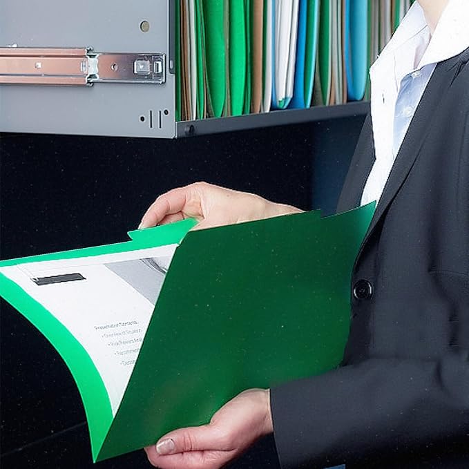 File Folder, RAZCC 150 Pack 1/3 Cut Tab File Folders Letter Size, Creen, Colored Folders with Tab Great for Organizing and Easy File Storage-DeskLoop Office