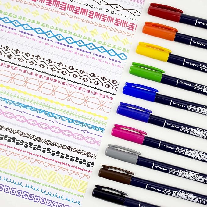 Tombow 56429 Fudenosuke Colors Brush Pens - Image 11