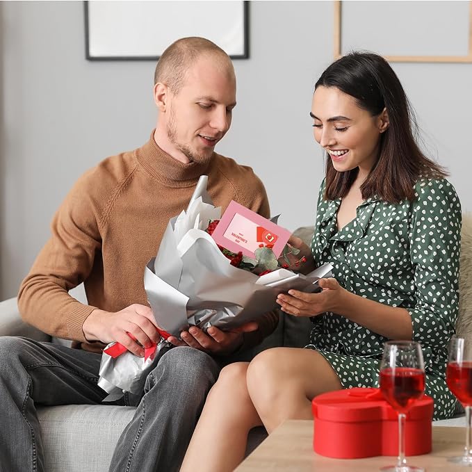 Uiifan 300 Pcs Window Gift Card Envelopes 4 x 2.8 Inch Gift Card Sleeves Mini - Image 6