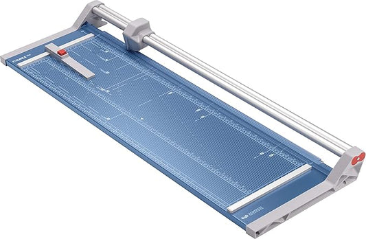 Dahle 556 Professional Rotary Trimmer, 37" Cut Length, 14 Sheet Capacity, Self-Sharpening, Dual Guide Bar, Automatic Clamp, German Engineered Paper Cutter-DeskLoop Office