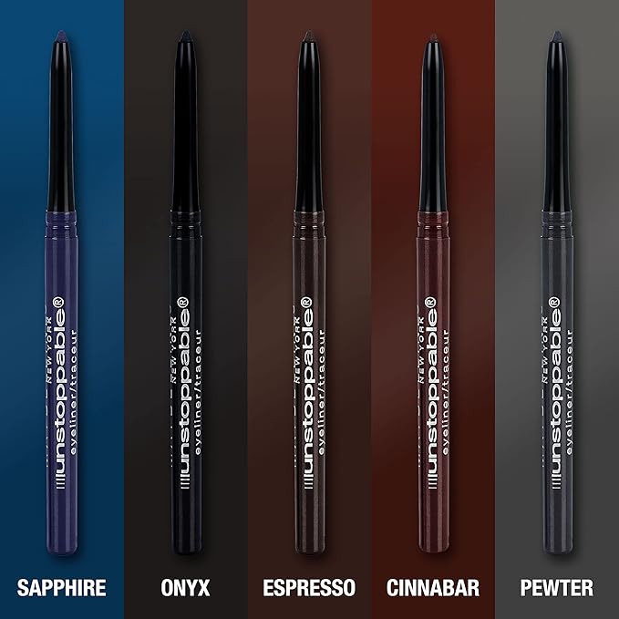 MAYBELLINE NEW YORK Unstoppable Eyeliner Carded, Pewter, 0.01 Ounce