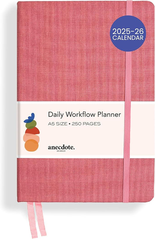 Anecdote 2025-2026 Planner: A Monthly, Weekly & Daily Planner 2025-2026 for Planning Your Success - A5 Size Hardcover Start Anytime and Achieve your Goals - Blossom-DeskLoop Office