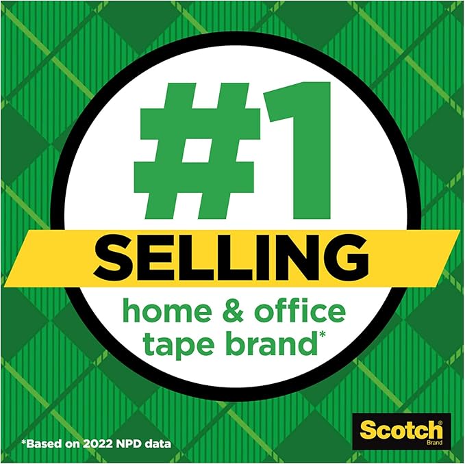 Scotch Magic Tape, 12 Rolls, Numerous Applications, Invisible, Engineered for Repairing, 3/4 x 1000 Inches, Boxed-DeskLoop Office
