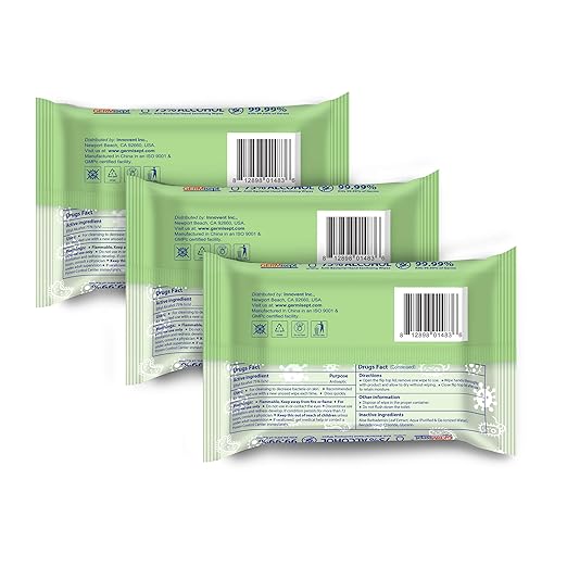 Germisept 75% Alcohol Advanced Hand Sanitizing Wipes | 50 Count per Pack x Pack of 3 = 150 Wipes-DeskLoop Office