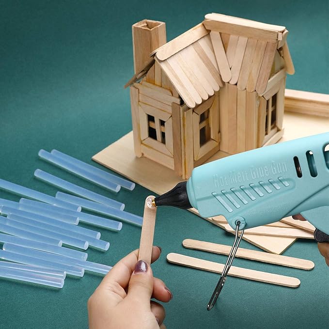Magicfly Hot Glue Gun Sticks, Huge Pack of 800, 6 lbs, 4 Inch Long and 0.27 Inch Diameter Mini Hot Melt Glue Sticks, Compatible with Most Glue Guns, for DIY Craft Projects and Sealing-DeskLoop Office
