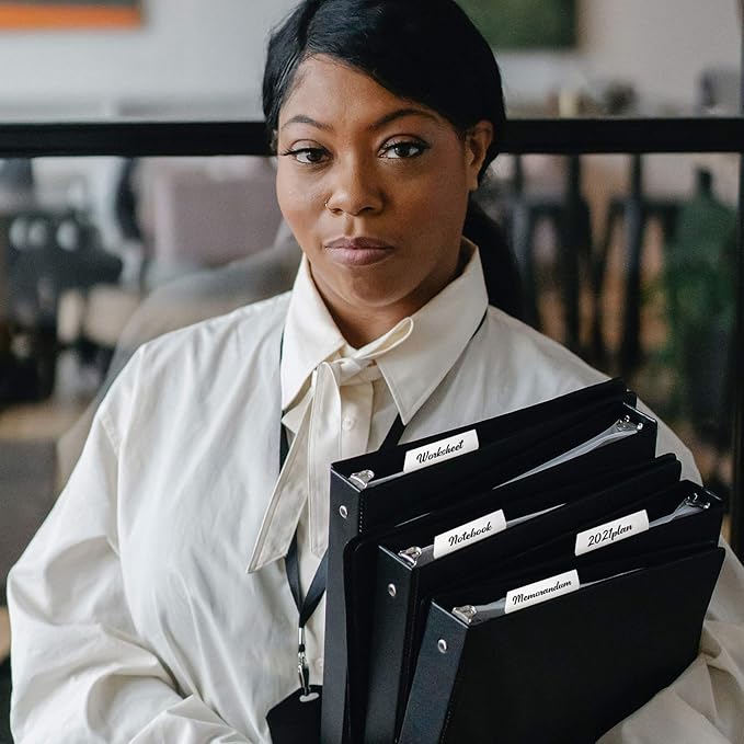 Zonon 200 Pieces Tabs 2 Inch Sticky Index Tabs, Writable and Repositionable File Labels Flags White Page Pop up Markers Labels for Reading Notes, Books and Classify Files-DeskLoop Office