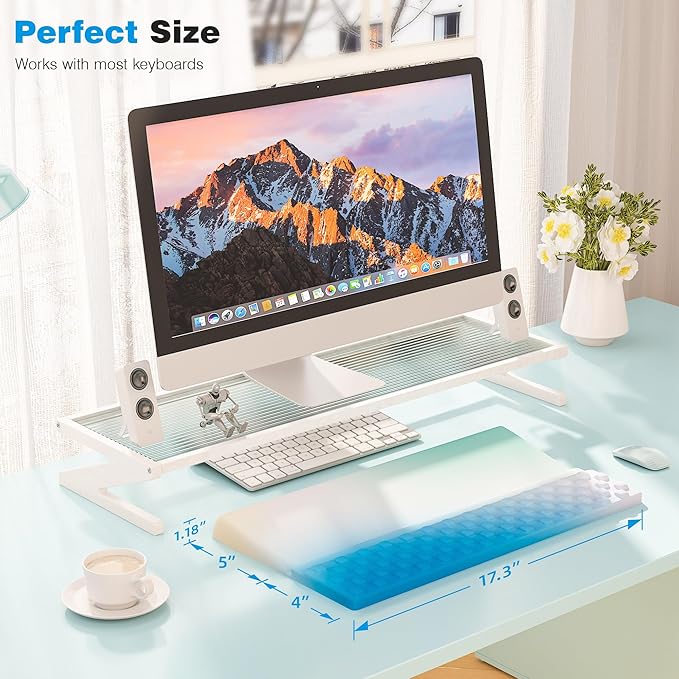 Ospelelf Ergonomic Keyboard Wrist Rest Pad Comfortable Keyboard Stand Riser Holder Pad for Office Gaming-DeskLoop Office