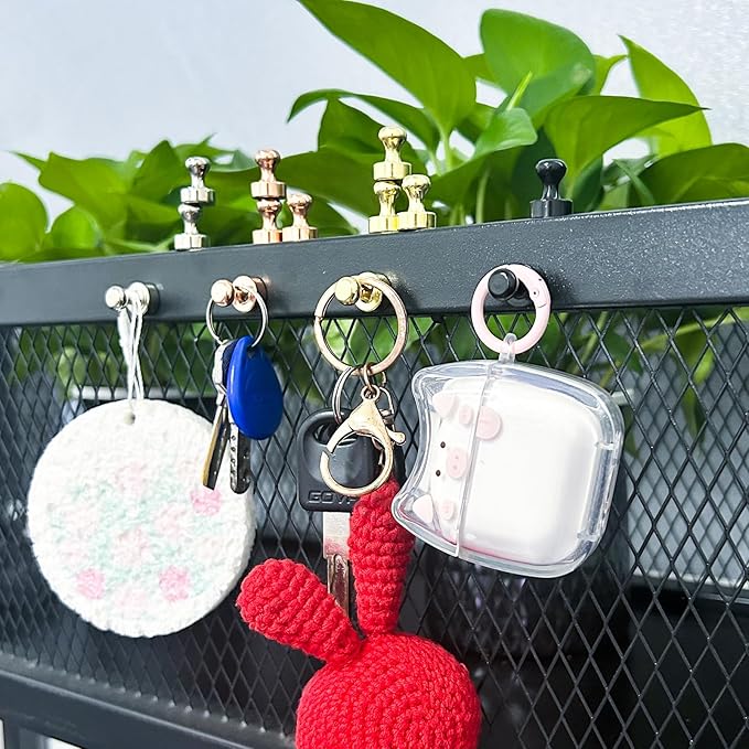 50 Pack Fridge Magnets, 4 Color Small Strong Rare Earth Magnets for Whiteboard, Push Pin Neodymium Magnet Refrigerator Magnet for Office, Classroom, Kitchen, Home-DeskLoop Office